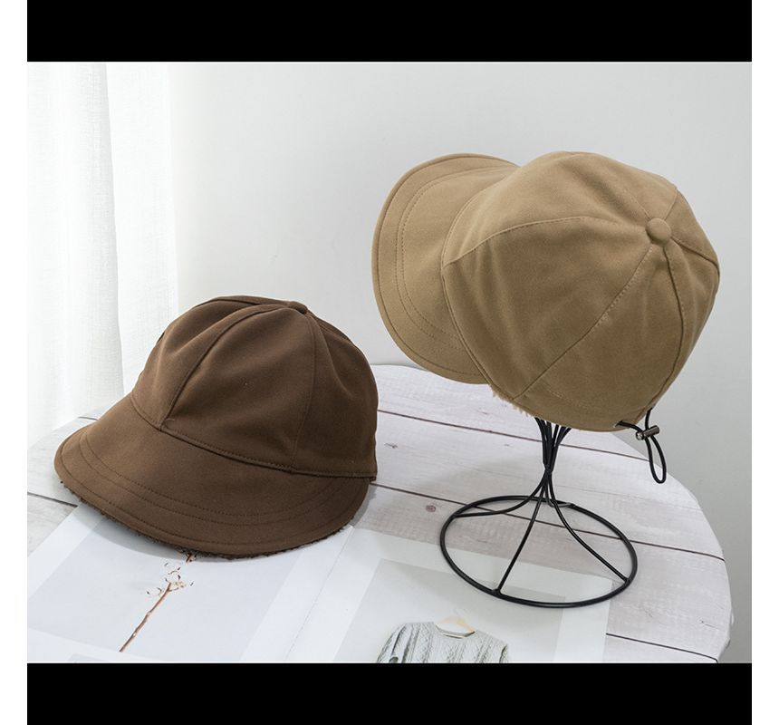 Bucket Chenille Plain Hat