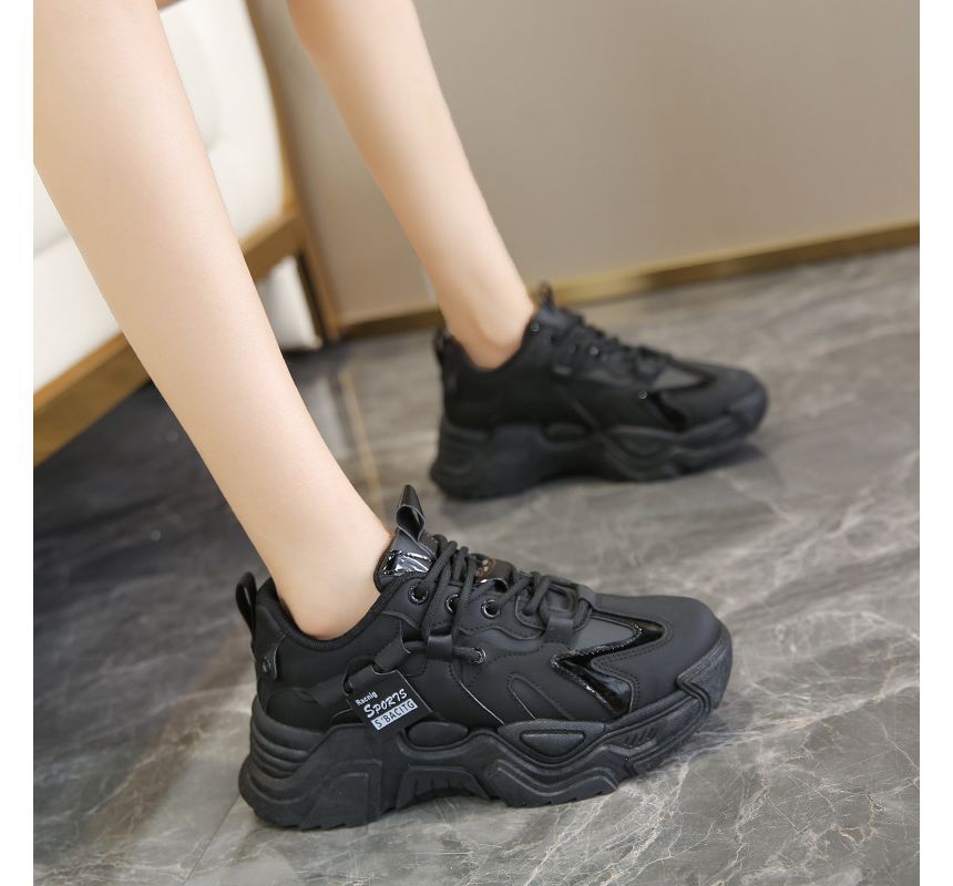 Up Platform Lace Sneakers
