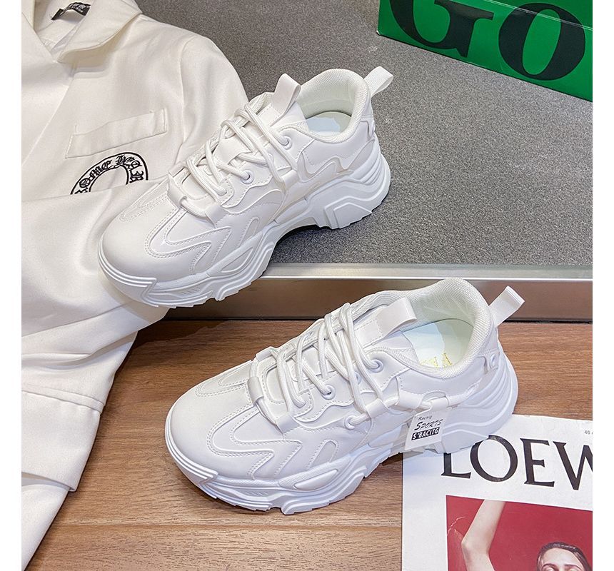 Up Platform Lace Sneakers