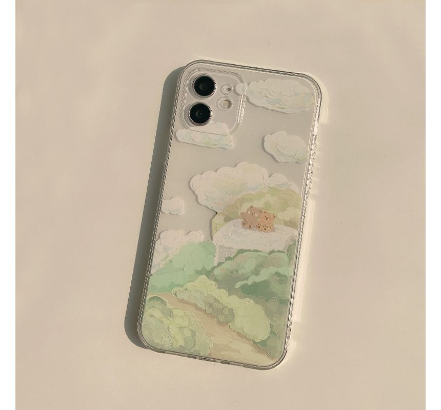 Phone Transparent Scenery Case
