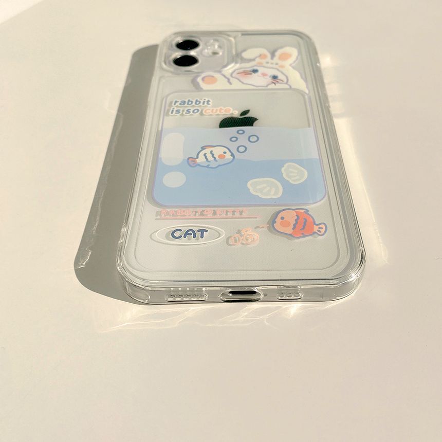 Phone Rabbit Transparent Case