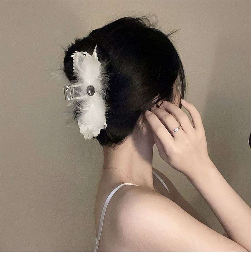 Feather Hair Claw