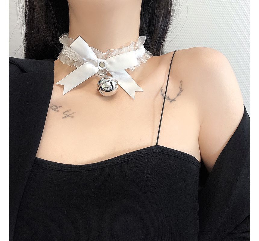 Bell Ribbon Choker