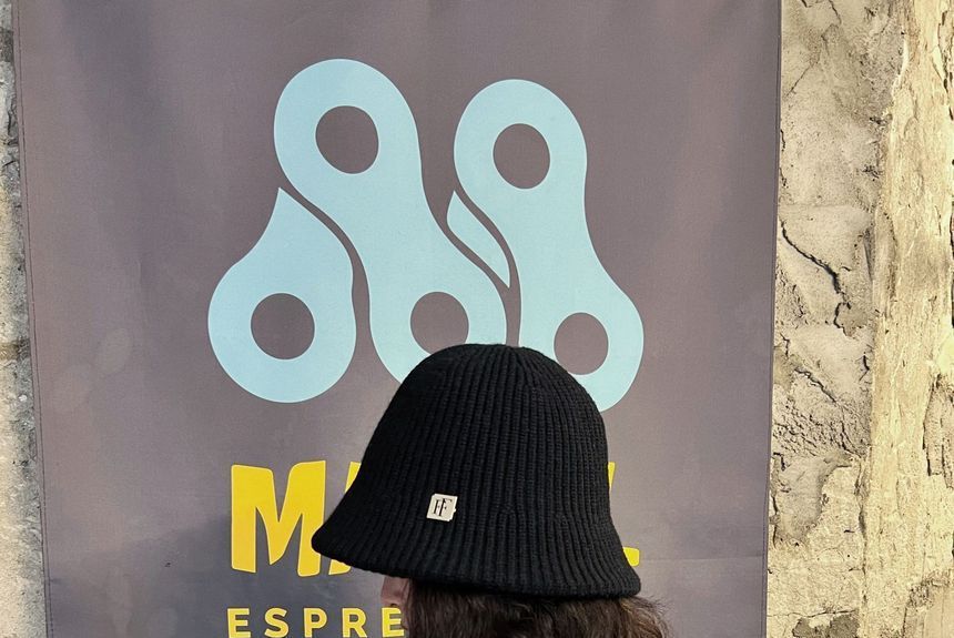 Knit Bucket Applique Hat