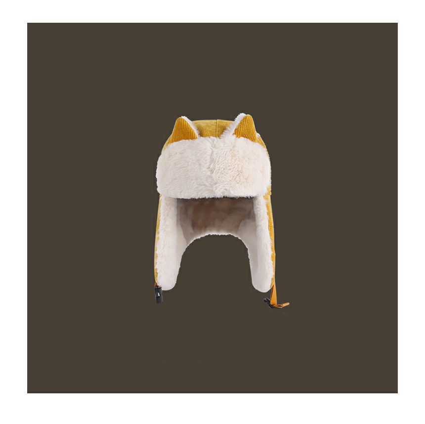 Cat Hat Chenille Ear Trapper