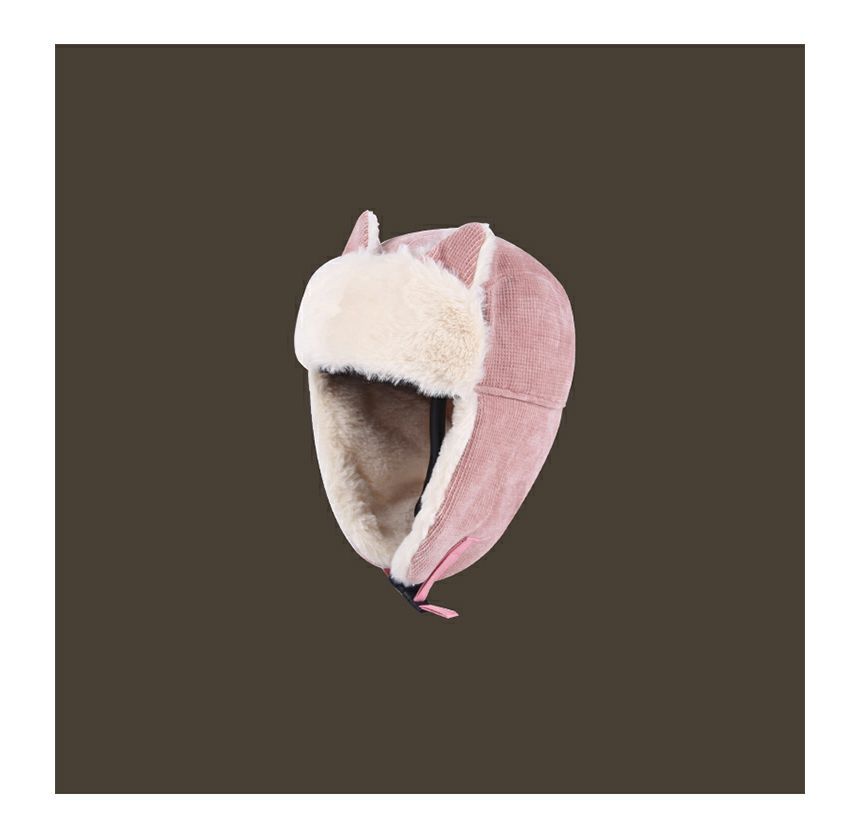 Cat Hat Chenille Ear Trapper