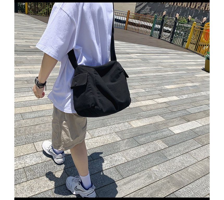 Canvas Bag Plain Crossbody