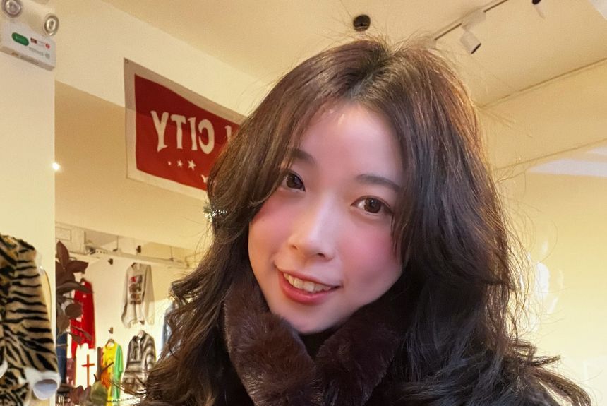 Houndstooth Beret Panel