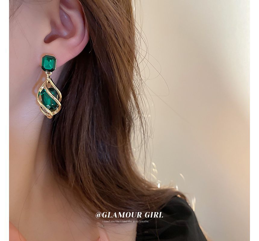 Earring Dangle Alloy Faux Crystal