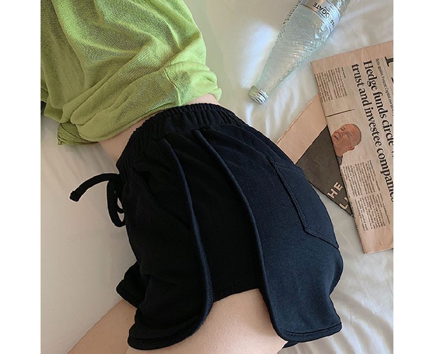 Waist High Plain Shorts