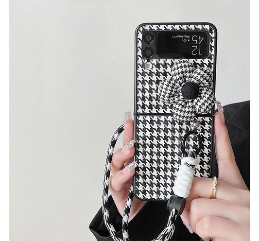 Bow Houndstooth Phone Case