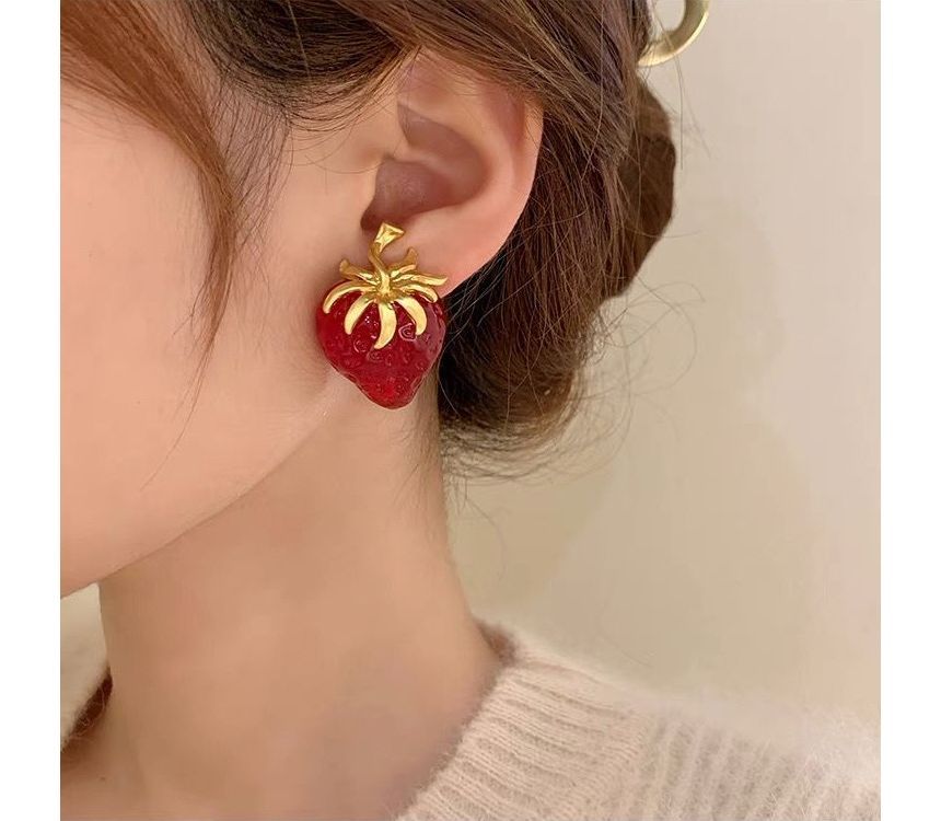 Strawberry Stud Earring