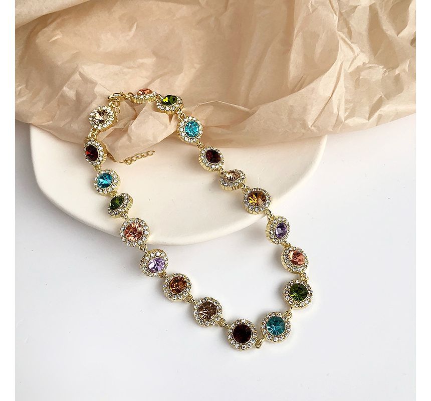 Choker Rhinestone Alloy