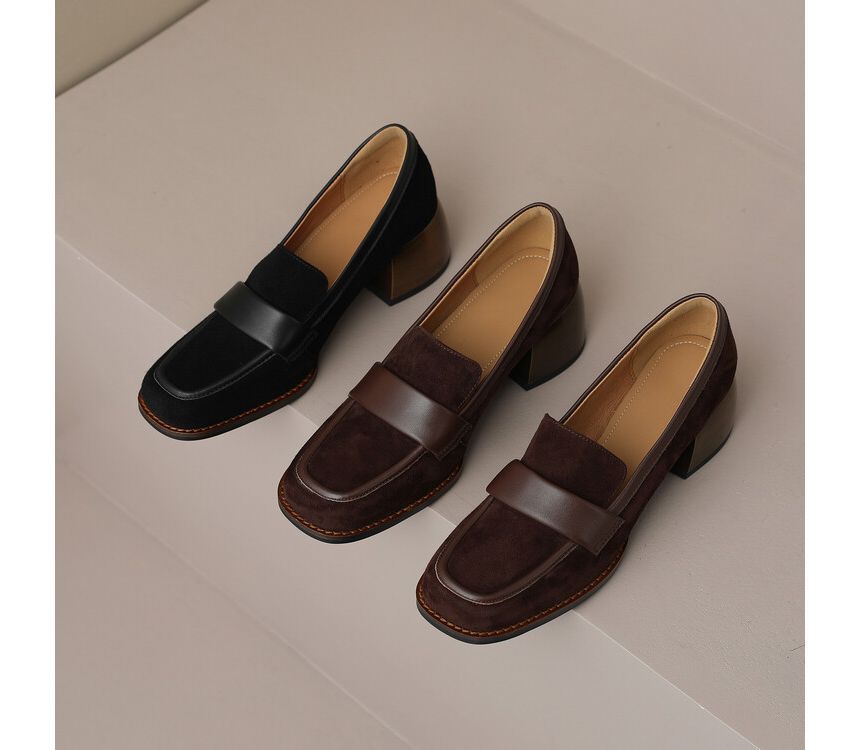 Heel Loafers Chunky