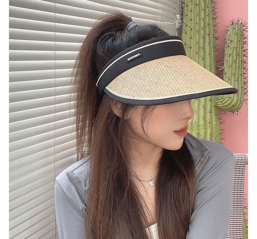 Straw Visor Adjustable