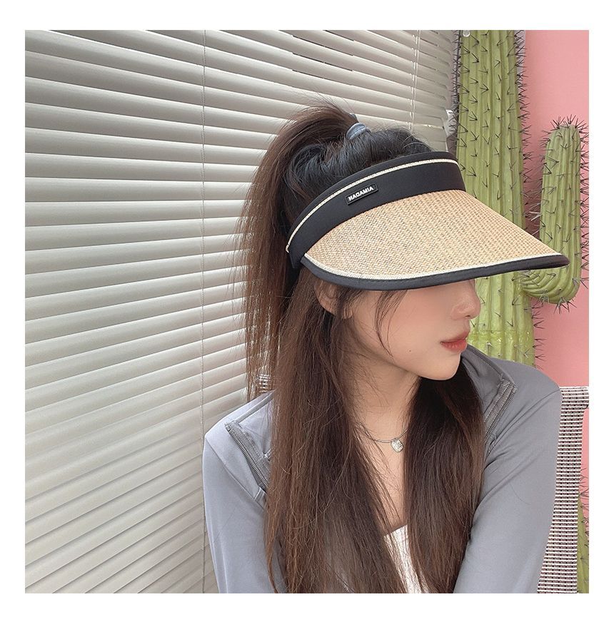 Straw Visor Adjustable