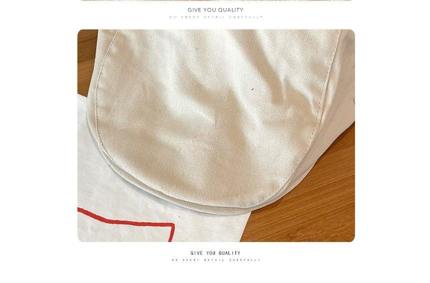 Flat Cap Lettering Embroidered