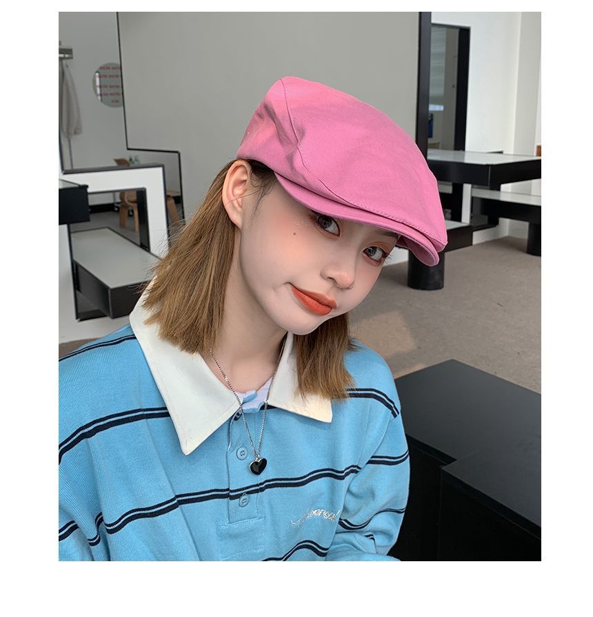 Flat Cap Lettering Embroidered