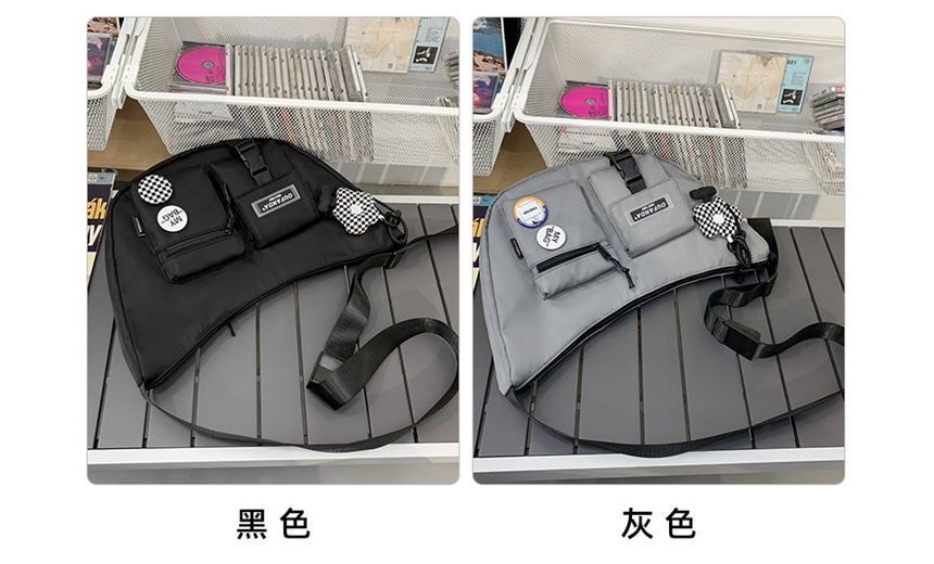 Nylon Zip Crossbody Bag