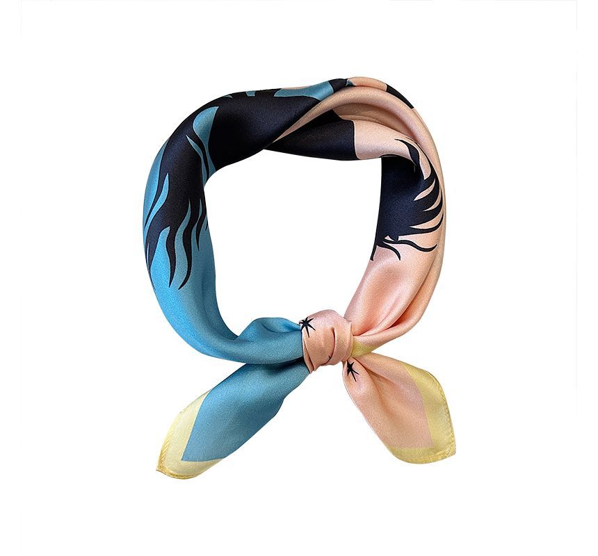Print Silk Scarf