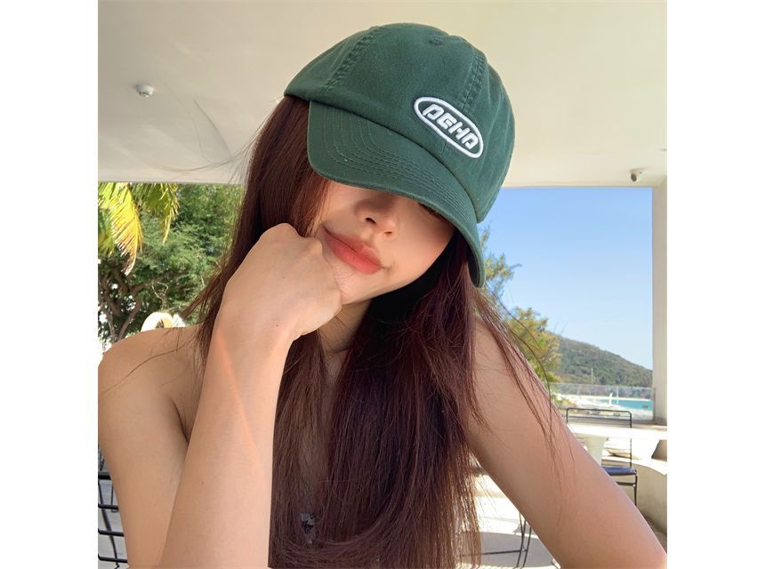 Lettering Cap Applique Baseball