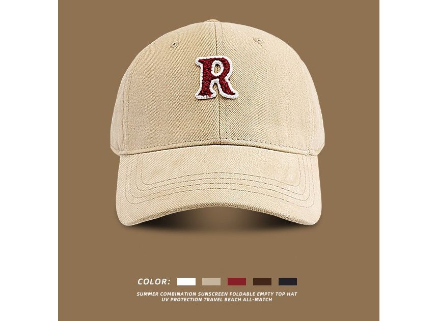 Cap Lettering Applique Baseball
