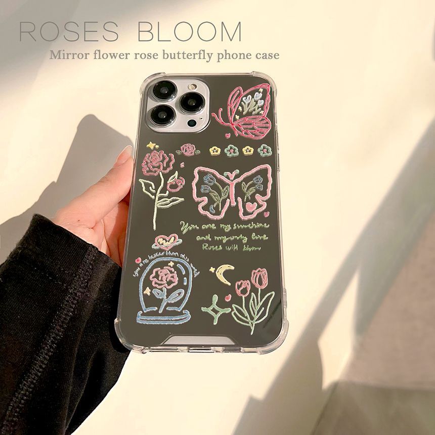 Mirrored Phone Butterfly Case