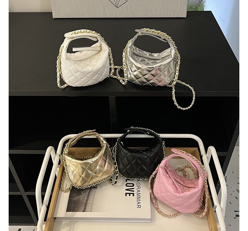 Bag Chain Strap Crossbody Quilted