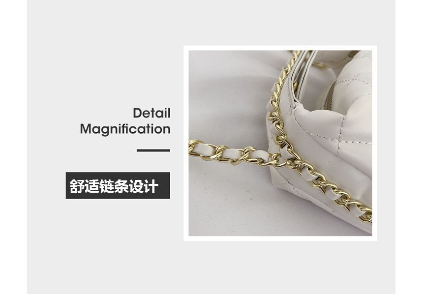 Bag Chain Strap Crossbody Quilted