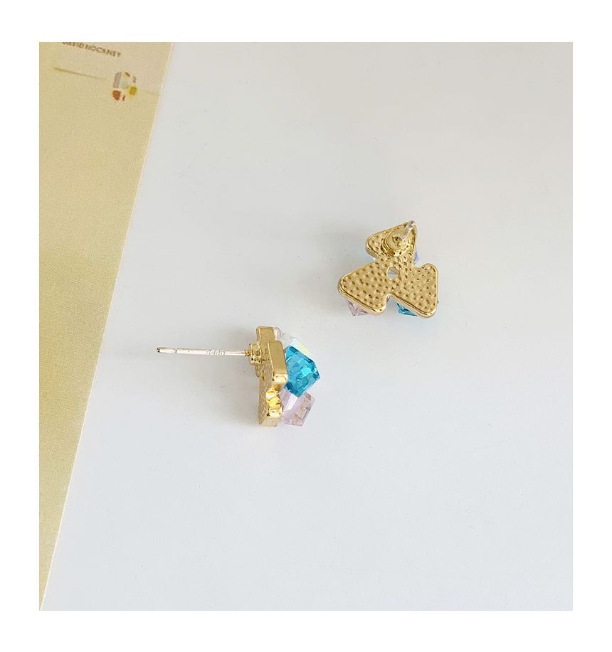 Earring Rhinestone Alloy