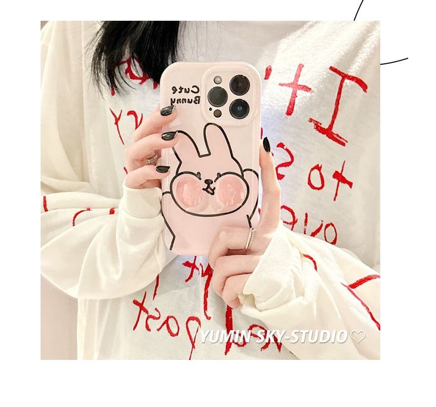 Case Print Phone Rabbit