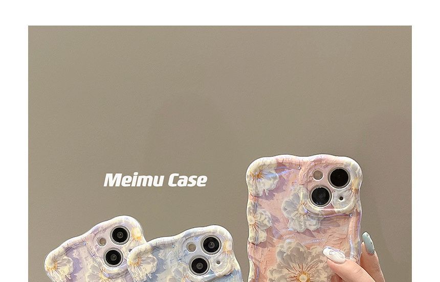 Phone Print Flower Case