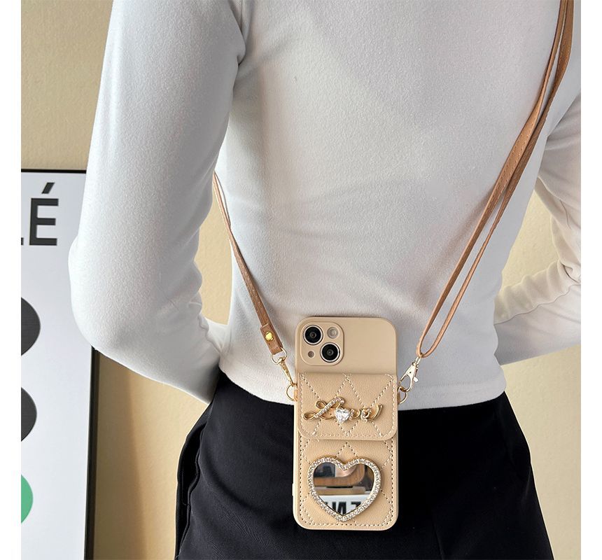 Mirrored Card Holder Phone Case