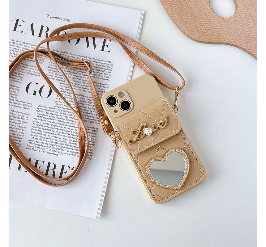 Mirrored Card Holder Phone Case