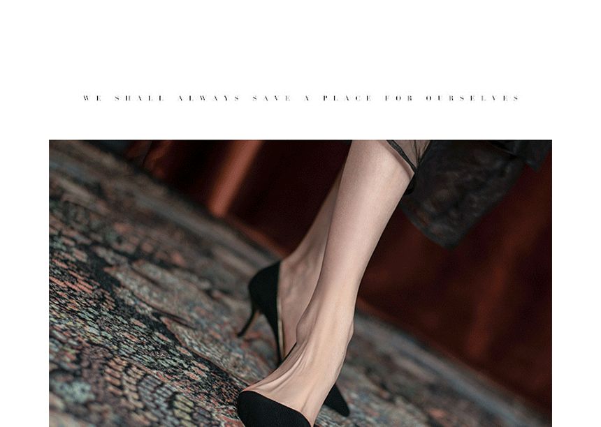 High Pumps D'Orsay Plain Heel
