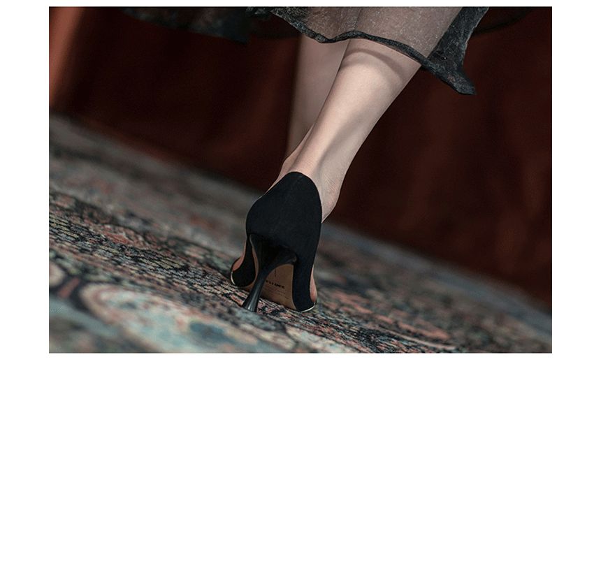 High Pumps D'Orsay Plain Heel