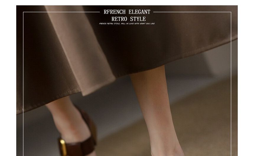 Heel Chunky Slingback Sandals