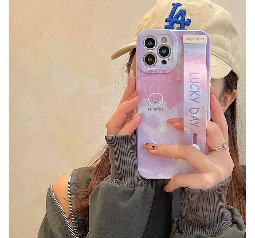 Phone Case Smiley Strap