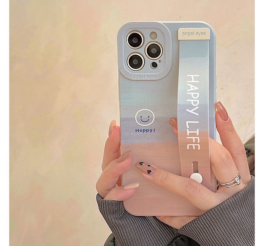 Phone Case Smiley Strap
