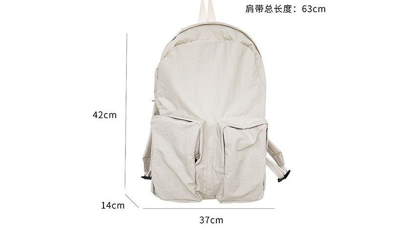 Zip Backpack Nylon