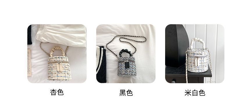 Zip Bag Crossbody Tweed