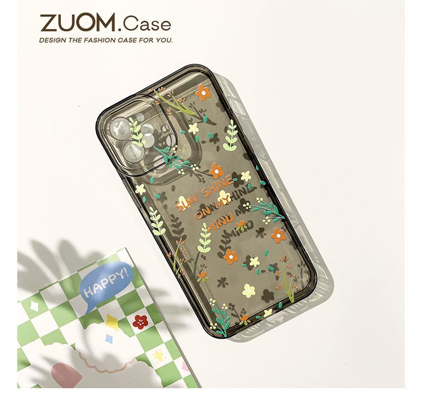 Floral Transparent Phone Case