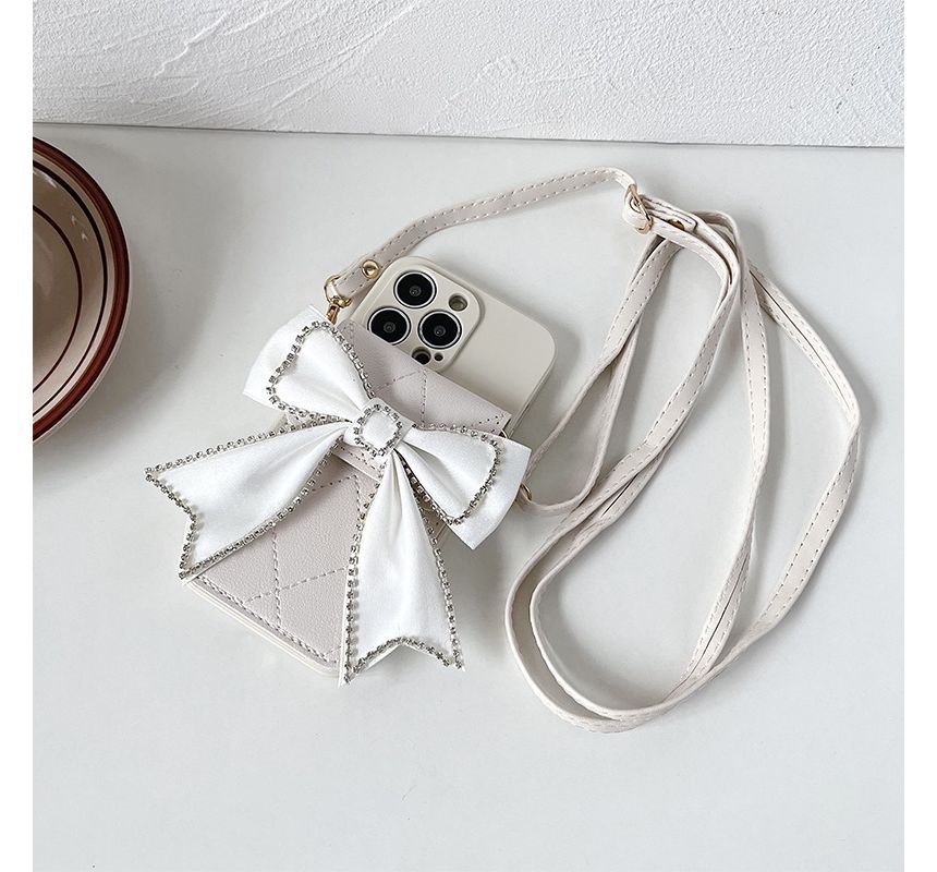 Holder Case Embellished Card Phone