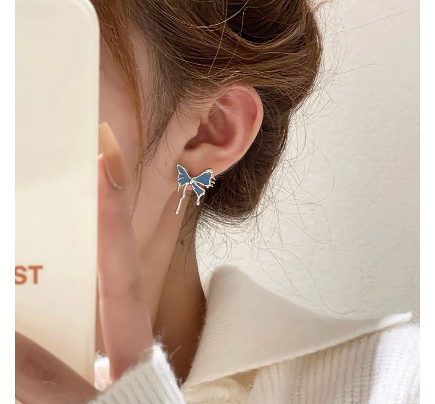 / Butterfly Earring Clip-On Stud