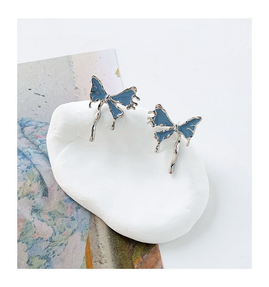 / Butterfly Earring Clip-On Stud