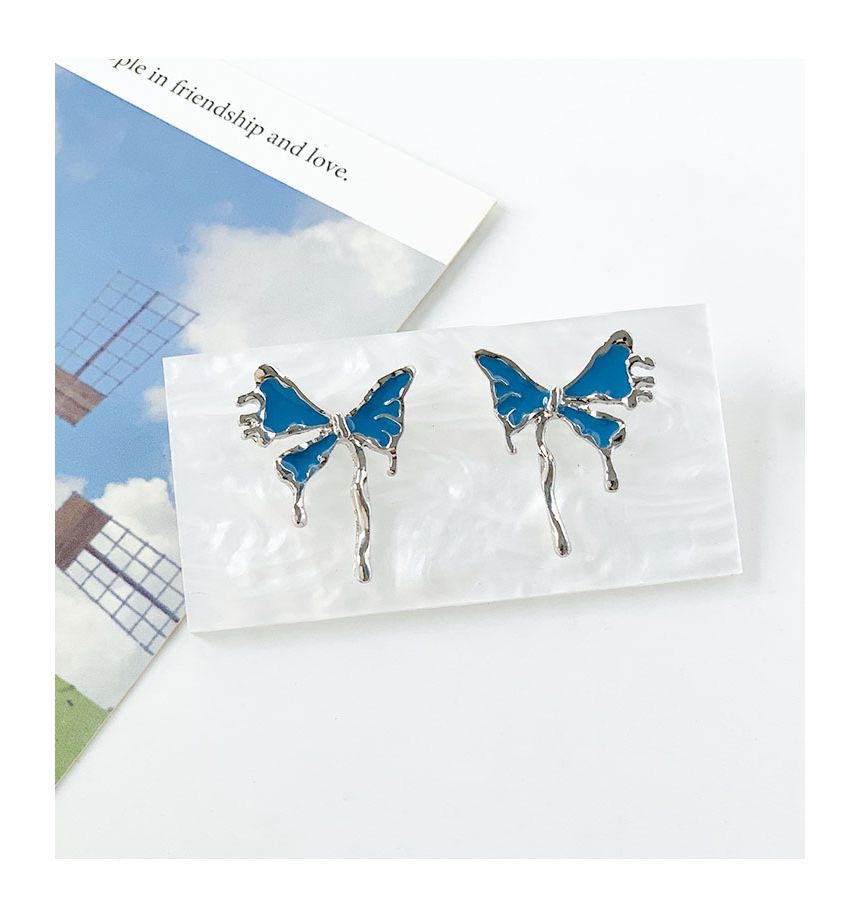 / Butterfly Earring Clip-On Stud