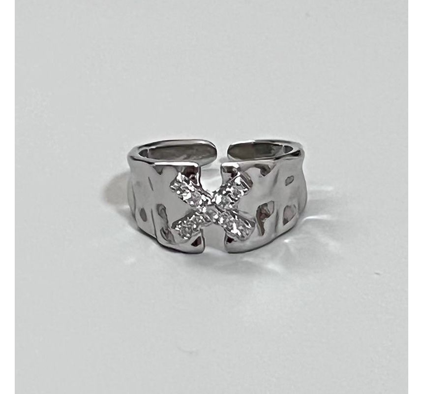 (various Ring Open Alloy Rhinestone designs)