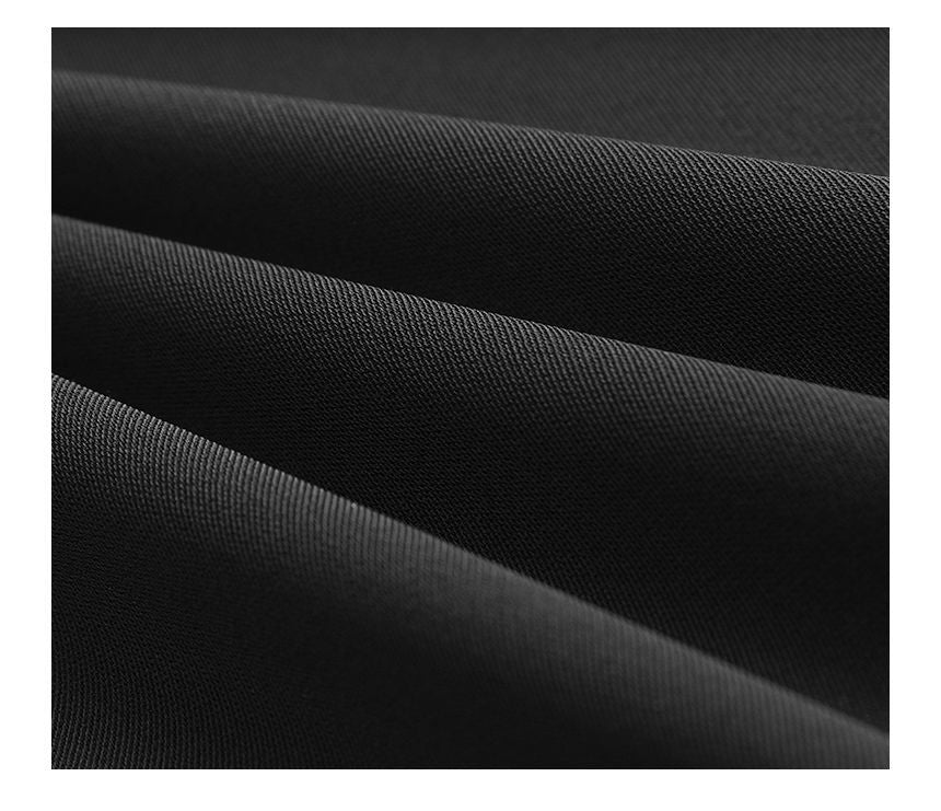 Plain A-Line High Waist Skort Slit Mini