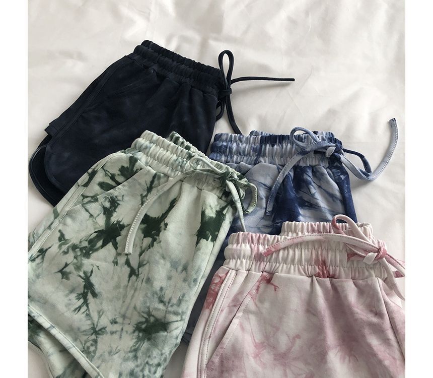 Hot Drawstring Tie Dye Waist Pants