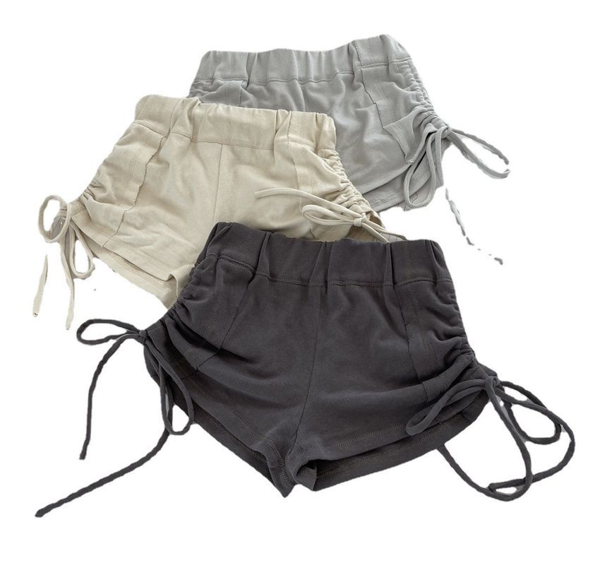 Hot Pants Plain Rise Mid